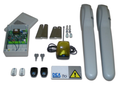 Kit completo de motor para puerta de garaje abatible